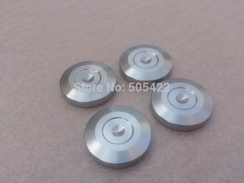 8 шт./лот 304 нержавеющая сталь изоляционный шип дисковый коврик напольное основание для усилителя динамика 39x8 мм