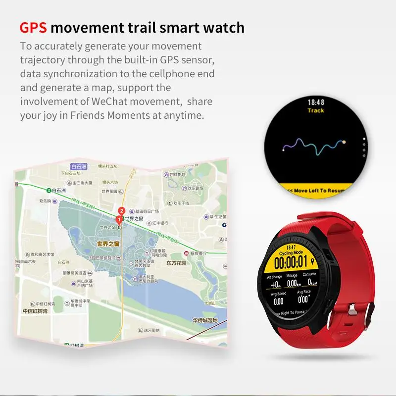 Makibes G05 PRO gps Камера спортивные Смарт часы MTK2503 sim tf SMS Push siri крови Давление монитор