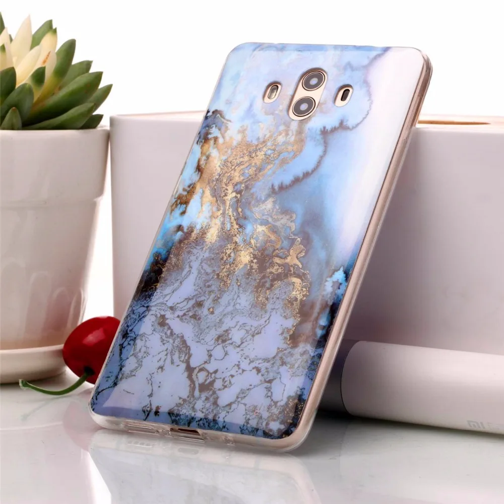 Мраморный чехол из ТПУ для Huawei Mate 10 Pro Ультратонкий силиконовый телефона Lite/Maimang