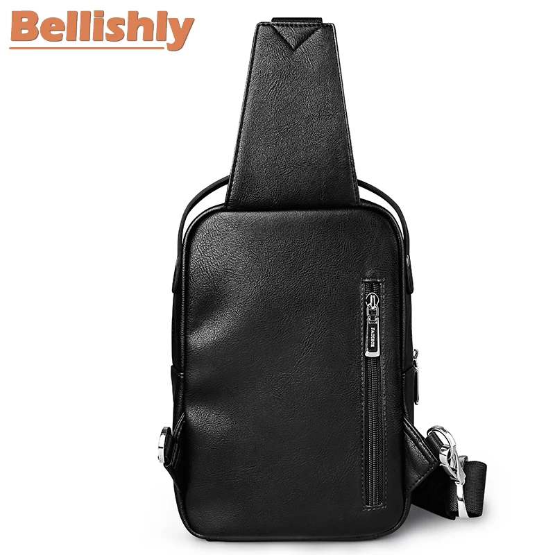 Bellishly Новое поступление сумки через плечо для мужчин нагрудный пакет Летняя