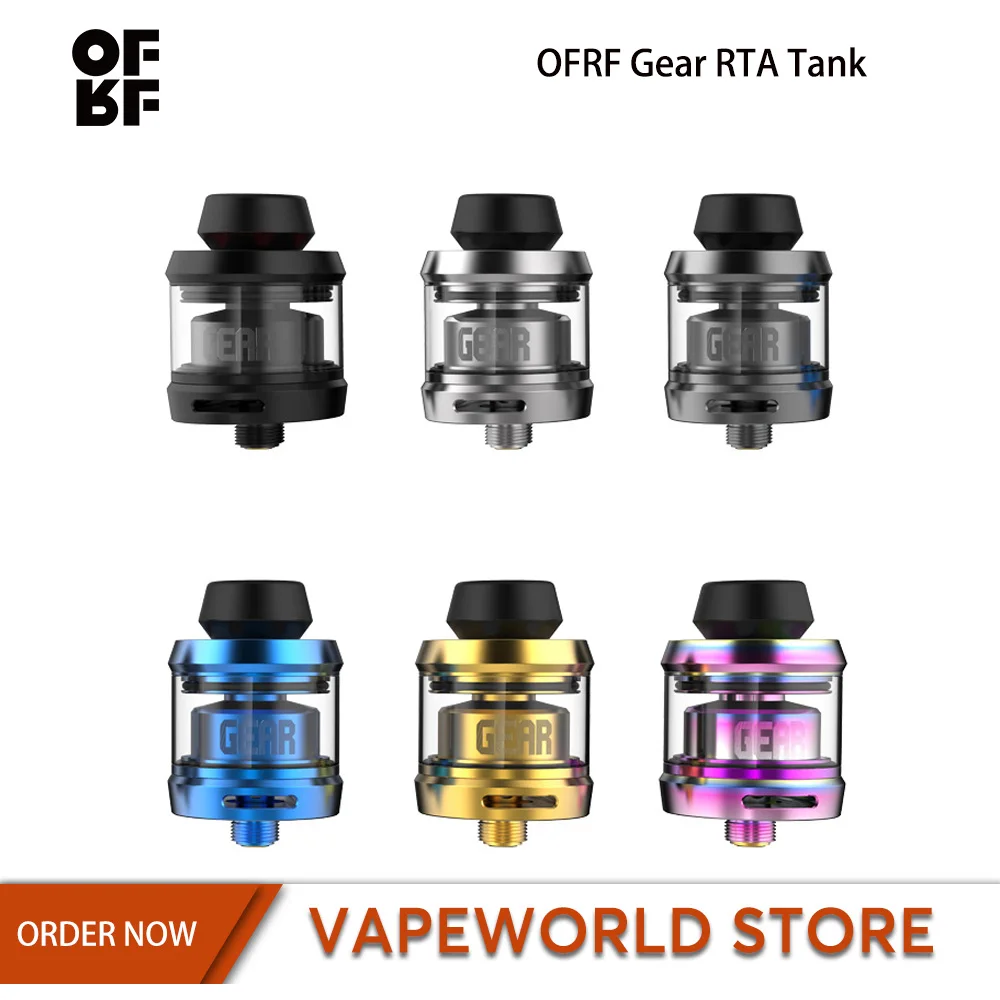 Оригинальный OFRF Gear RTA бак с одной катушкой ультра короткий воздушный проход