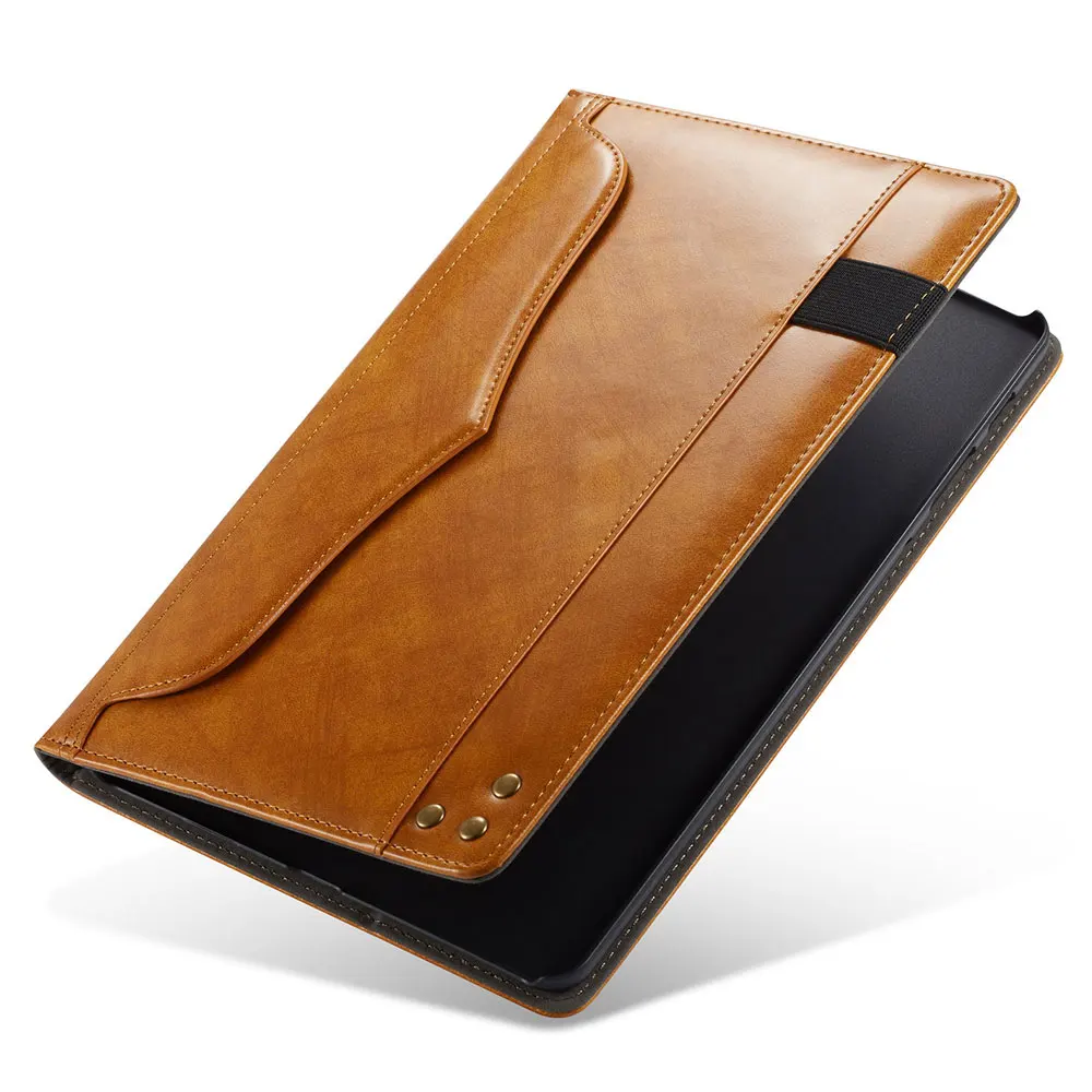 Case For Samsung galaxy Tab A 10.5 inch SM-T590 T595 T597 Retro PU Leather Stand Cover Hand Belt Briefcase Tablet Protect | Компьютеры и