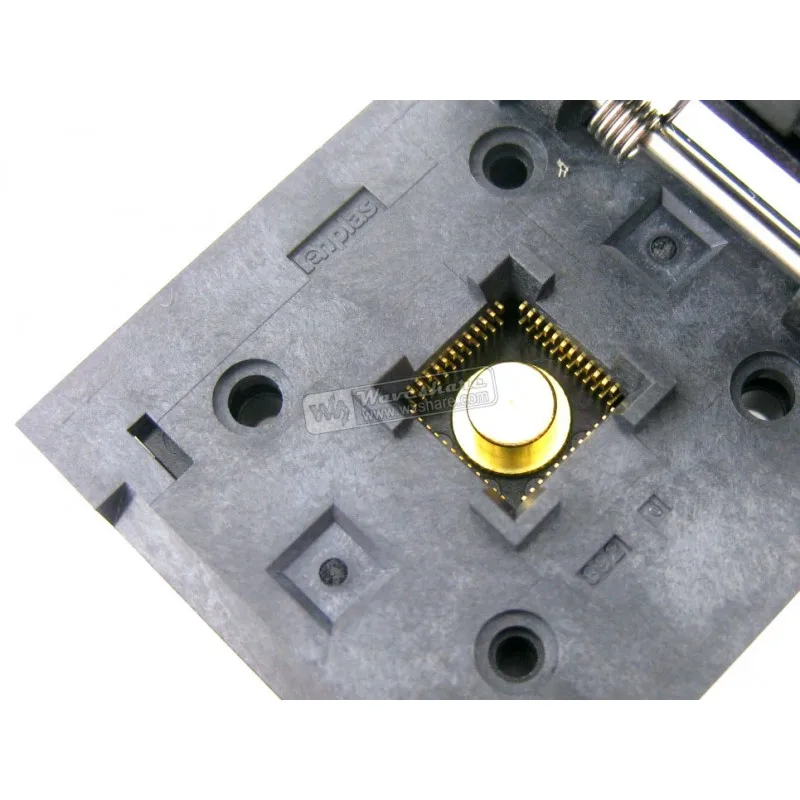 QFN48 MLP48 MLF48 QFN-48 (56) BT-0.5-01 Enplas QFN 7x7 мм 0 5 шаг IC тестовый разъем с заземлением |