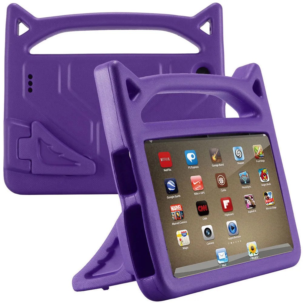 Чехол s планшет оранжевый для Amazon Kindle Fire 7 / дети Безопасный EVA Резиновая Ручка Стенд Чехол#5