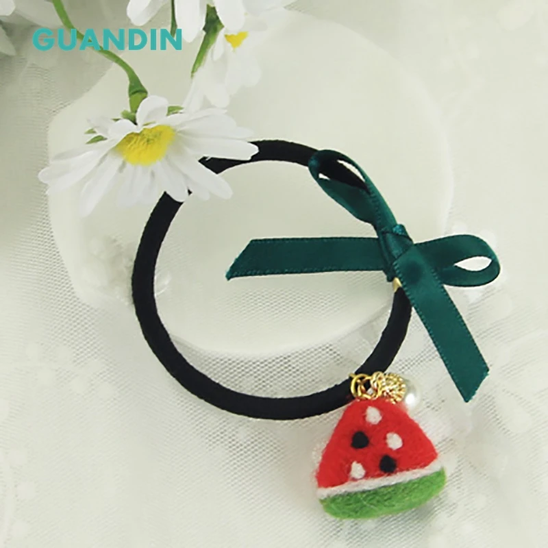 GUANDIN фруктовая серия 1 цвет кольцо для волос шерсть войлок игла валяние рукоделие