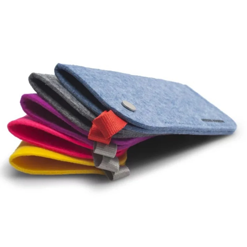 

LNRRABC Solid Color Easy To Carry Useful Soft Eyewear Cases & Bags Felt Sunglasses Square Makeup Bag Eyewear Accessories