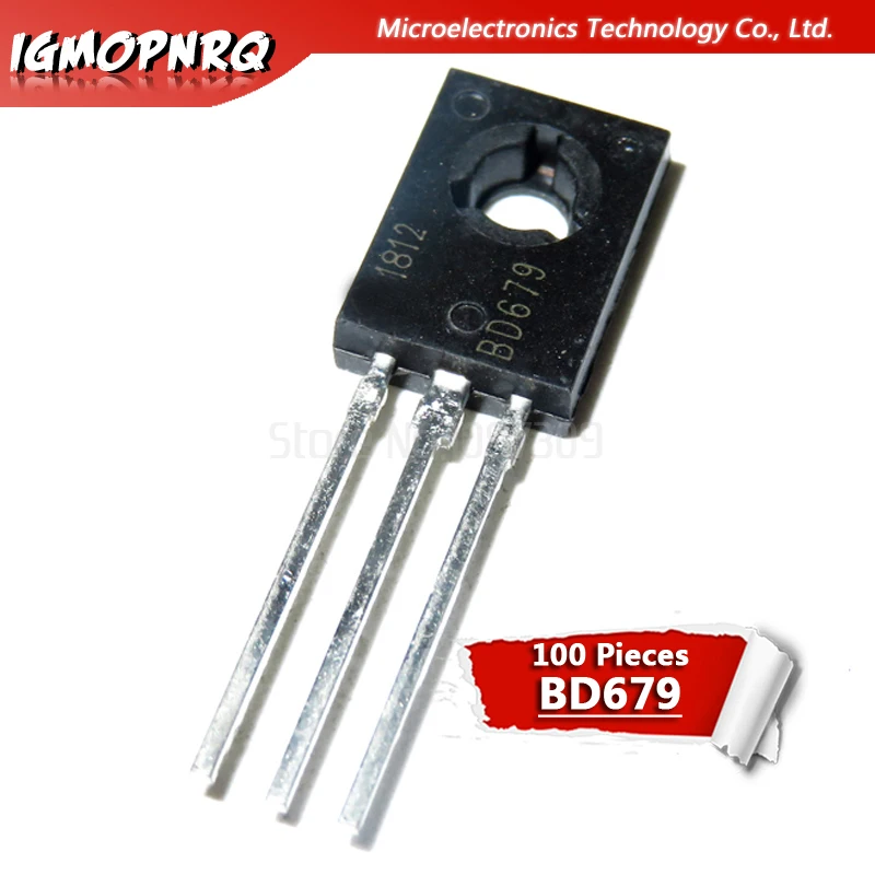 

100PCS BD679 BD680 BD681 BD682 TO-126 4A 100V Darlington transistor 4Values*25pcs=100pcs new original