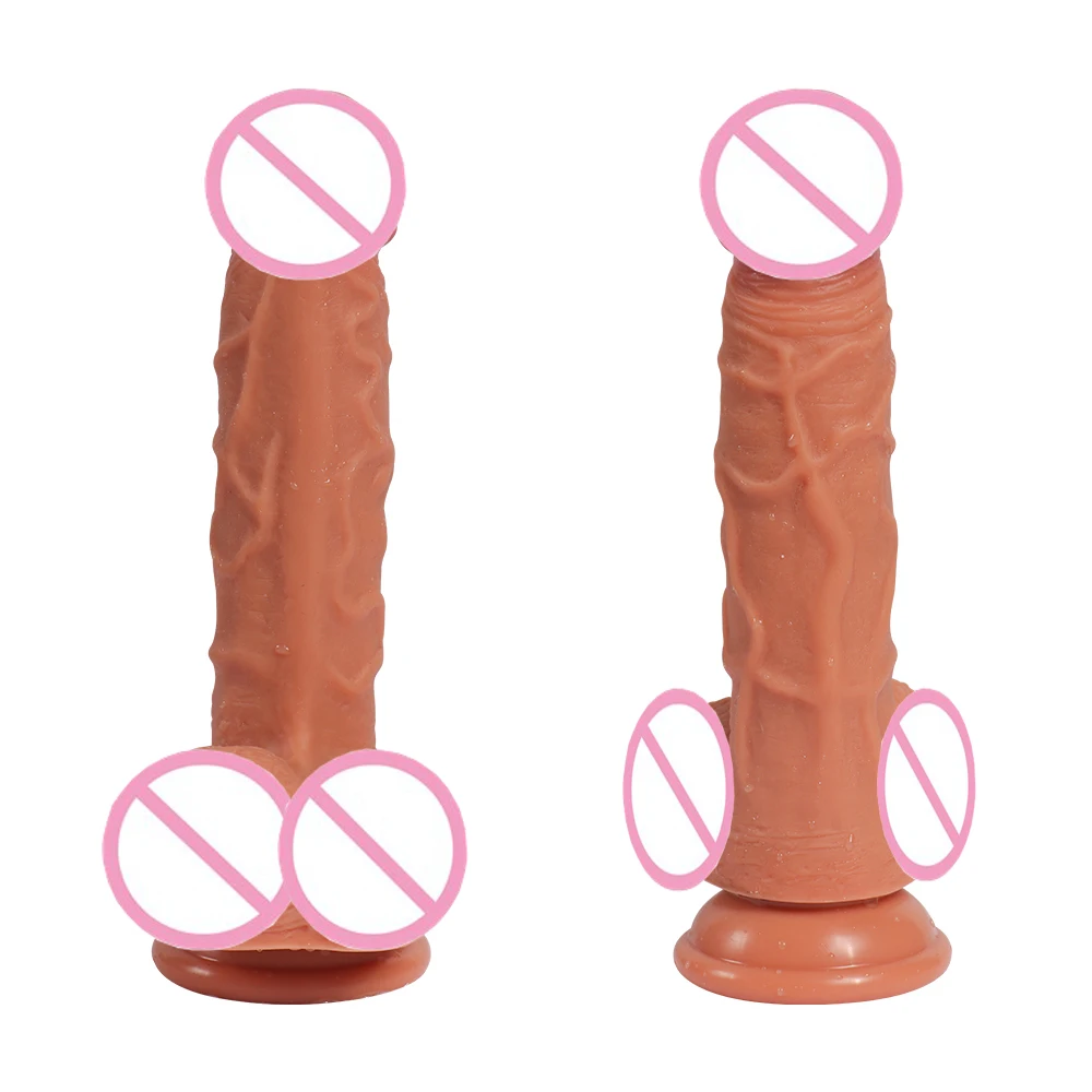 HOWOSEX реалистичный жидкостный мягкий силиконовый фаллоимитатор с двойной