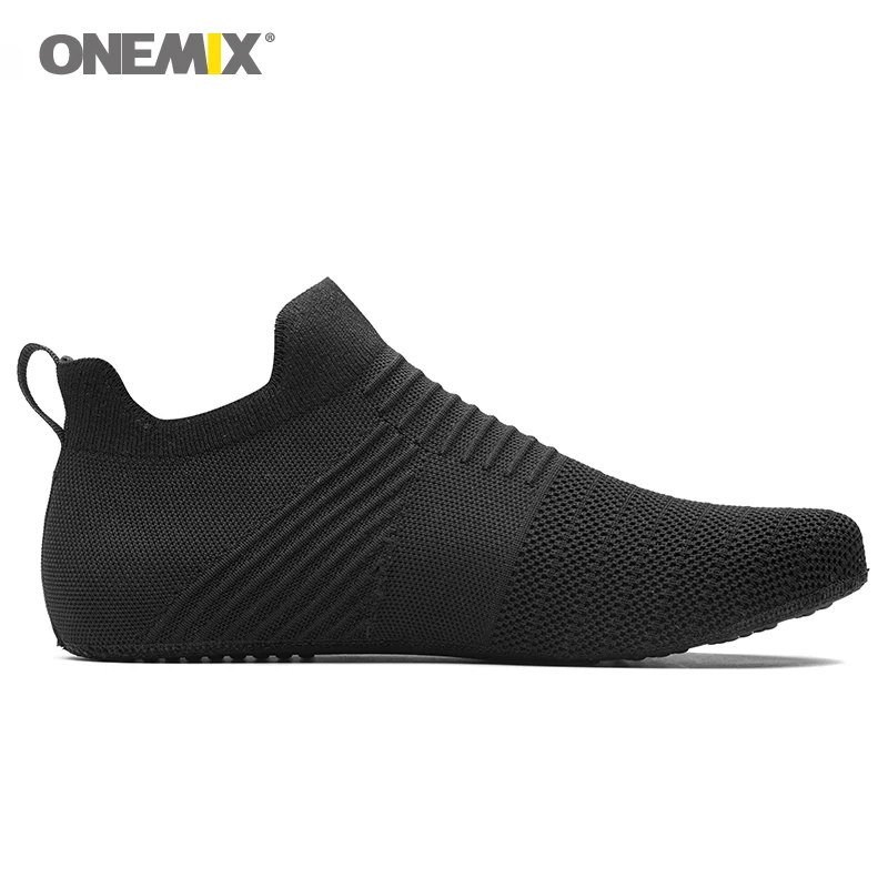 Onemix/мужская домашняя прогулочная обувь Тапочки без шнуровки Цвет белый Высокая