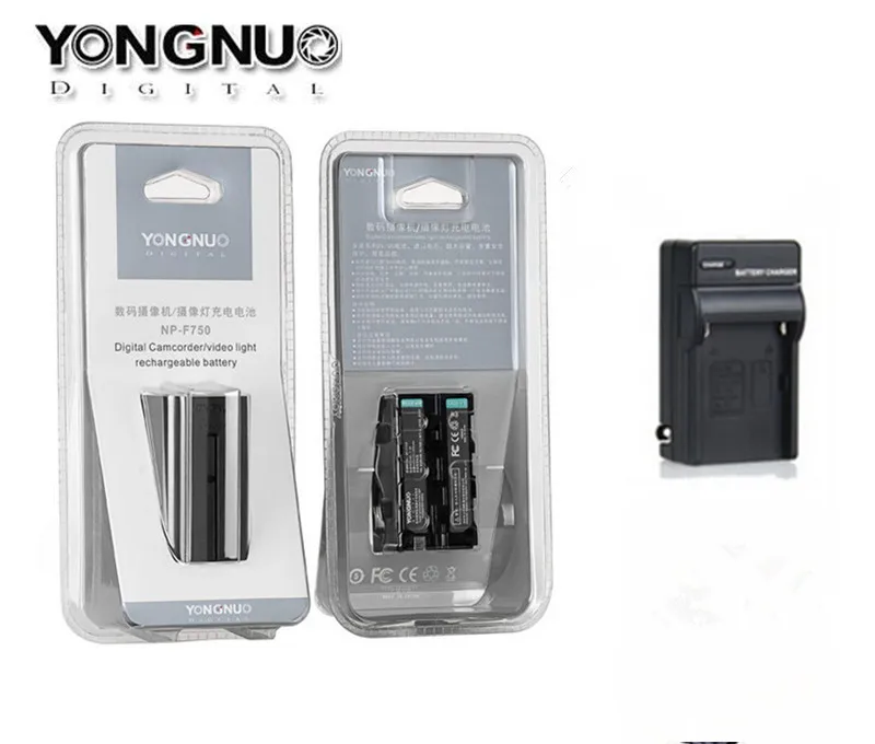 Yongnuo оригинальная NP-F750 5200 мАч Батарея для Sony видеокамера 1500 1000c vx2000 и светодиодные