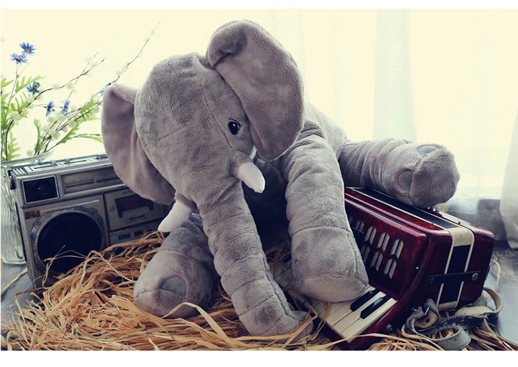 60 см Животные Elefante Pelucia плюшевые игрушки слон подушка мягкая для сна Мягкие Детские Playmate подарки на зиму