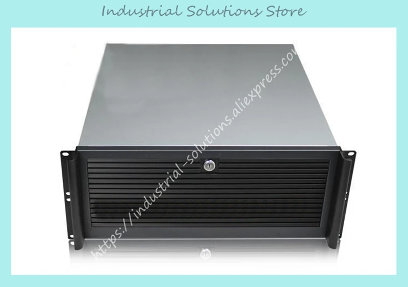 

New Aluminum Panel Ultra-short 4U Computer Case 4U Server Full Open Door 1.0MM 480MM Quality