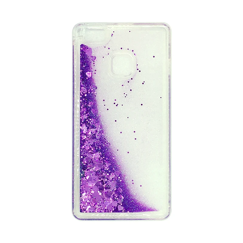 Liquid Phone Case For Funda Huawei P9 Lite 2016 Glitter Dynamic Quicksand Soft TPU Back Cover Capa |