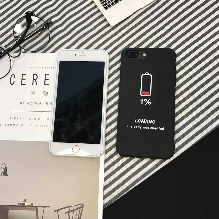 Аккумулятора жесткий пластиковый чехол для телефона iphone7 7 plus матовая плотная PC