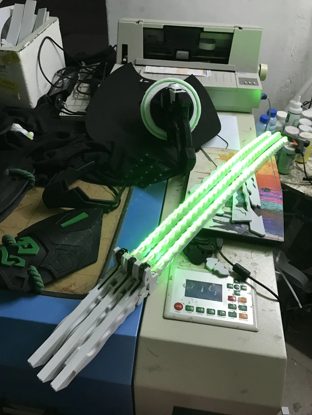 Overwatch Genji легкий меч Стрекоза Косплей Реплика реквизит| |