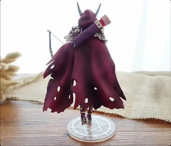 Коллекционные игрушки 7 ''WOW Sylvanas Windrunner стрельба из лука queen ПВХ Аниме Фигурка модель с базой для детей подарок на день рождения