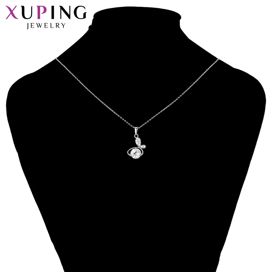 Xuping Temperament Simple Elegant Necklace Pandent Charm Style Women Thanksgiving Jewelry Gifts 33835 | Украшения и аксессуары