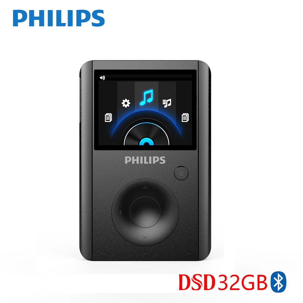 PHILIPS SA8232 Оригинальный 2 0 &quotBluetooth HiFi MP3 музыкальный плеер из цинкового сплава без