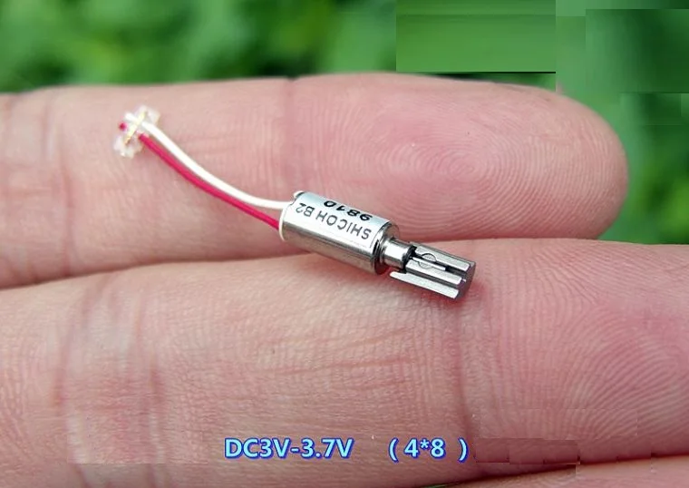 50 шт 4*8 мм DC3V 3.7V Смарт часы мотор миниатюрный пятиполюсный без сердечника