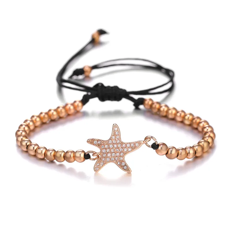 2019 New pulseira mujer Pentagram Design Bracelet &amp Bangle Tiny Cubic Zirconia Crystal Adjustable Bolo Bracelets For Women | Украшения и