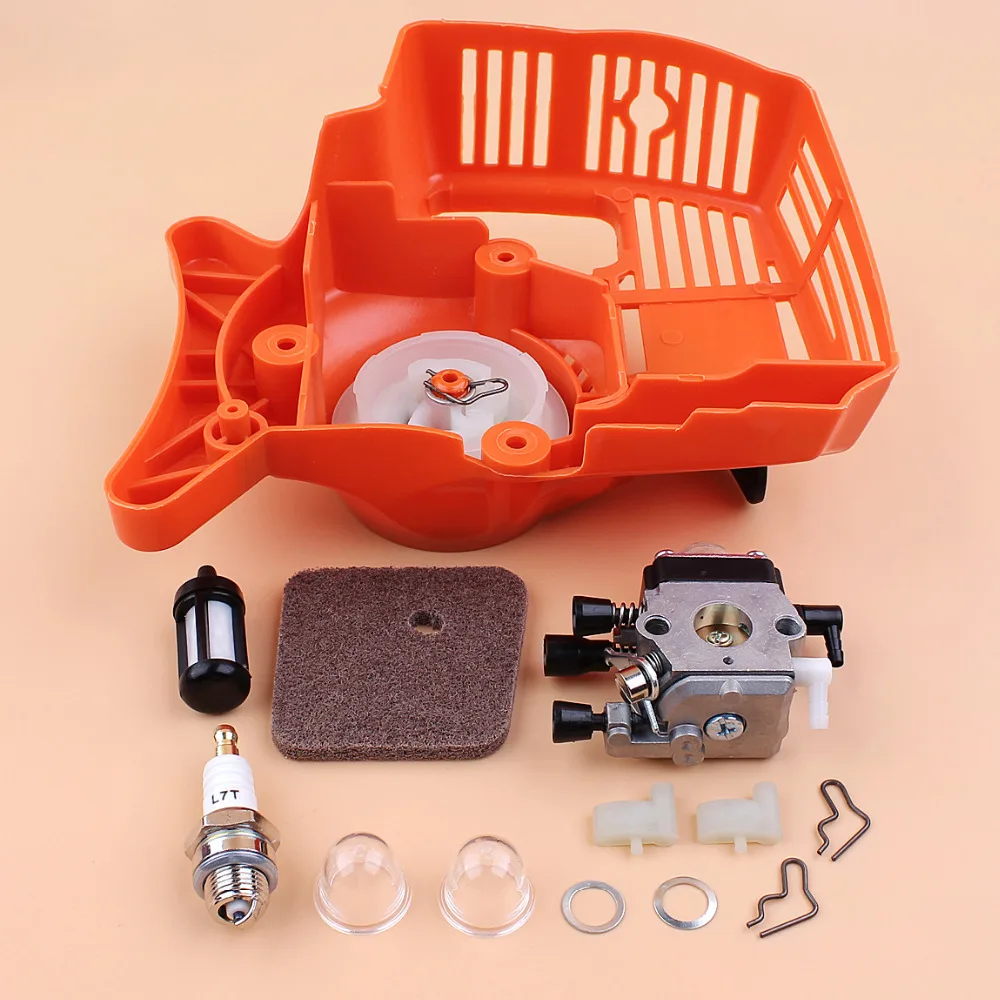 Стартовый карбюратор комплект воздушных фильтров для STIHL FS55 FS38 FS45 FS46 FC55 HL45 KM55