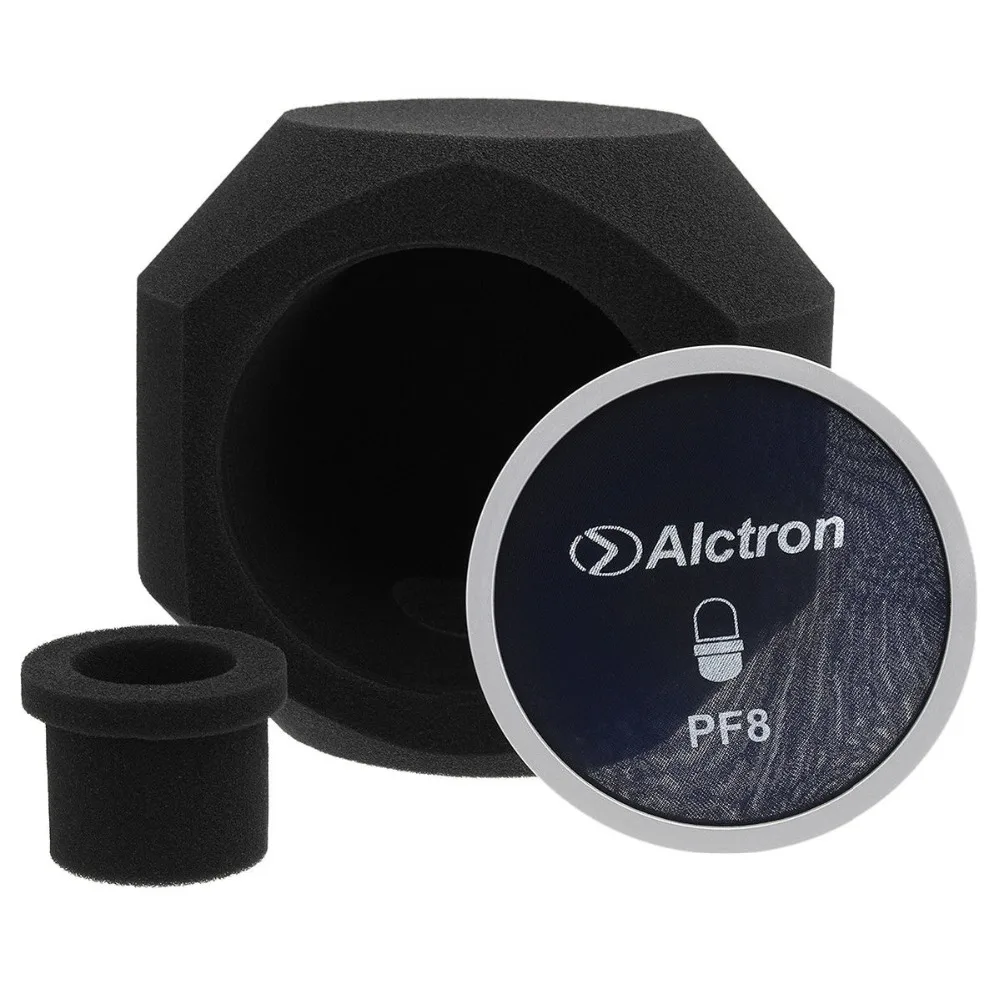 Новое поступление, Alctron PF8, Студийный микрофон, экран, губка для акустики, звукоизолированный, записывающий фильтр, настольный, запись, Экран Ветра