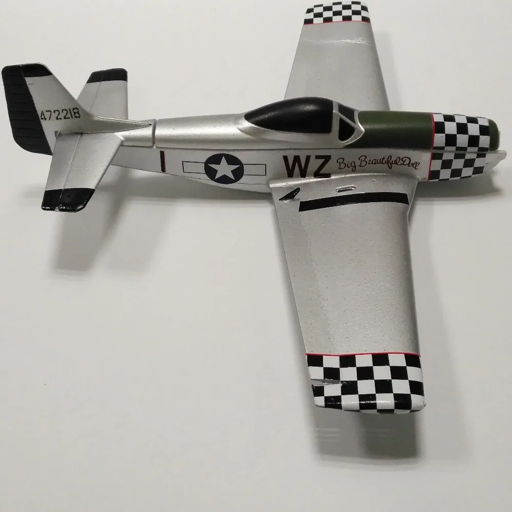 650 мм P51 мини электрический RC Warbird модель игрушки