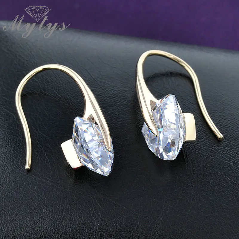 Mytys модные серьги новые модели серег с кристаллами E564|drop earrings|drop earring designsearrings designer