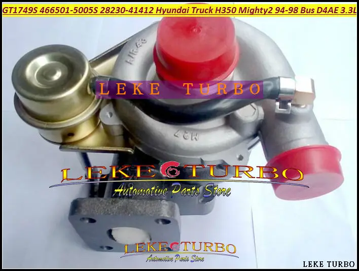 Free Ship Turbo GT1749S 466501 466501-5005S 28230-41412 For HYUNDAI H350 Mighty II 94-98 Chrorus Bus H600 D4AE 3.3L