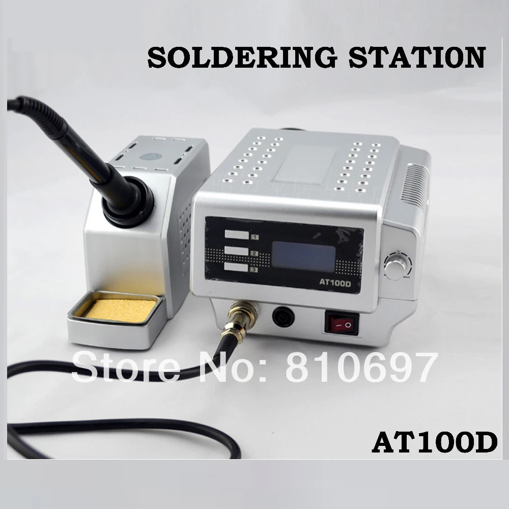 Бессвинцовая Антистатическая термостатическая паяльная станция AT80D/60D/100D с