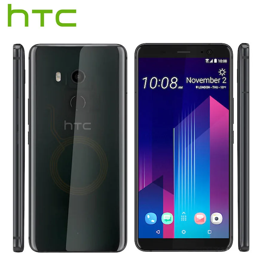 HK версия HTC U11 Plus U11+ 4G LTE мобильный телефон 6 ГБ ОЗУ 128 Гб ПЗУ 2160P Восьмиядерный 6,0 дюймов IP68 1440x2880P Android 8,0