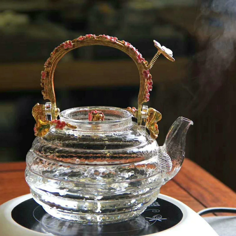 Стеклянный чайник King Tea Mall для чая чайный инструмент нагрева воды пивоварения