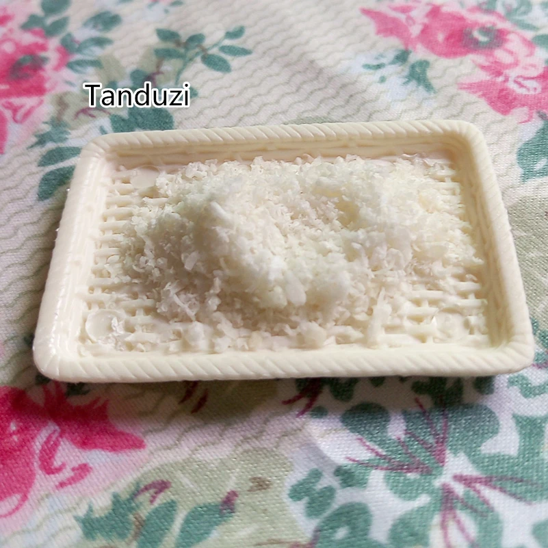 Tanduzi 100 г Милая Белая имитация кокосовая стружка искусственные продукты DIY
