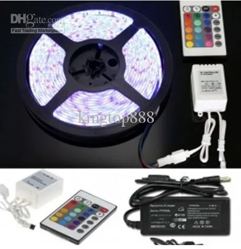 Водонепроницаемая светодиодная лента 5050 SMD RGB гибкая Диодная лампа 12 В