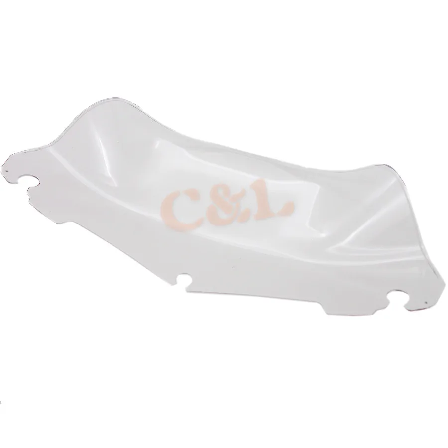 Прозрачное лобовое стекло для мотоцикла 9 дюймов волнистое Harley Electra Street Glide FLHX FLHT