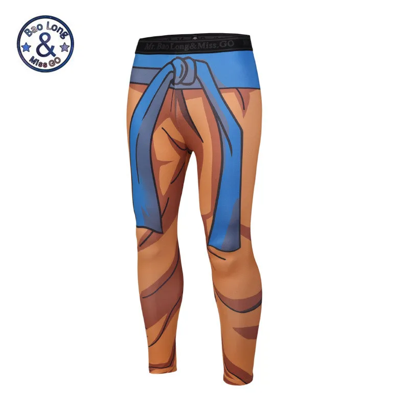 Мужские компрессионные штаны с 3d анимацией Mallas Hombre Compresion Dragon Ball мужские лосины
