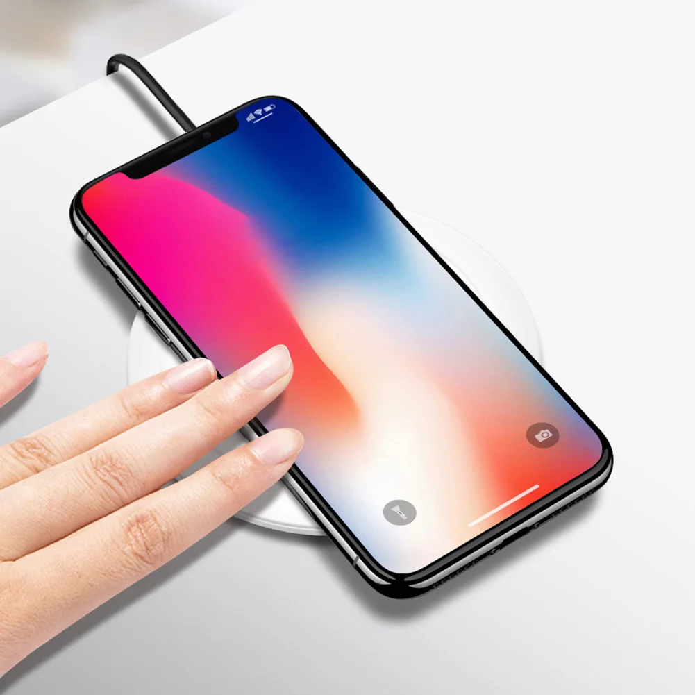 Портативное беспроводное пластиковое зарядное устройство Micro USB для быстрой