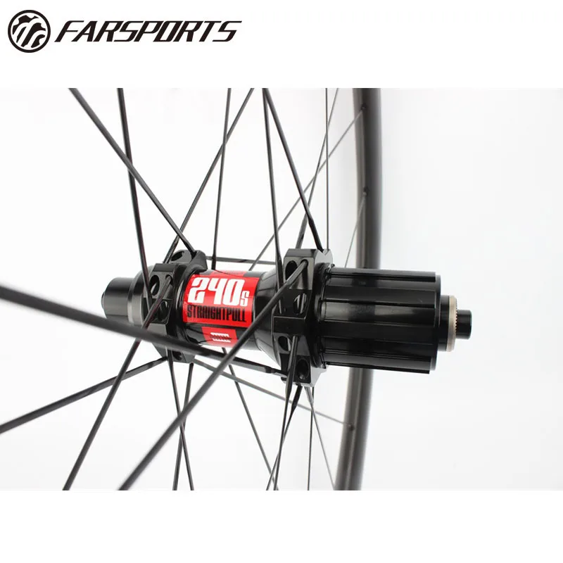 Дальние спортивные FSC38-TM-25 DT240 только 1290 г Сверхлегкий 700c углерода колеса, 25 мм tubular супер легкий Китай колеса велосипеда