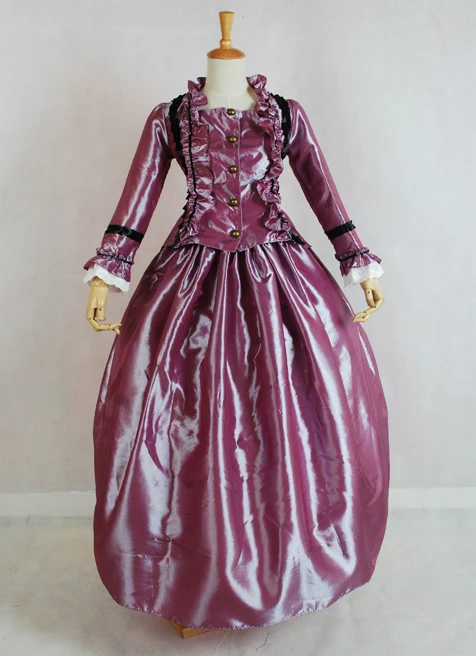 Новое синее и черное атласное шелковое платье из парчовой ткани в готическом