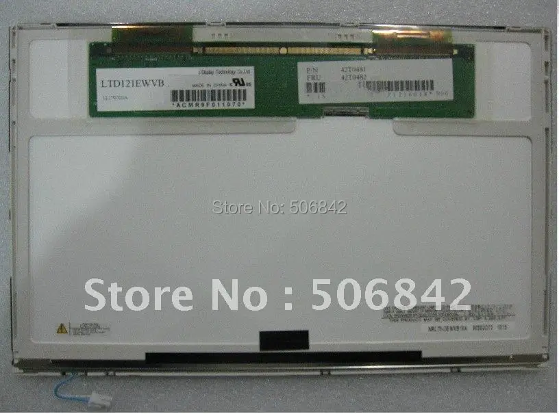 

12.1" Laptop Screen LTD121EWVB LCD Display Panel 1280*800 20PINS