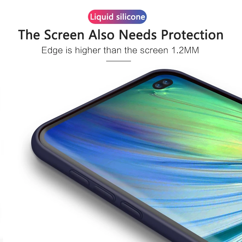 Роскошный мягкий жидкий силиконовый чехол для samsung Galaxy S10 Plus полностью на заднюю