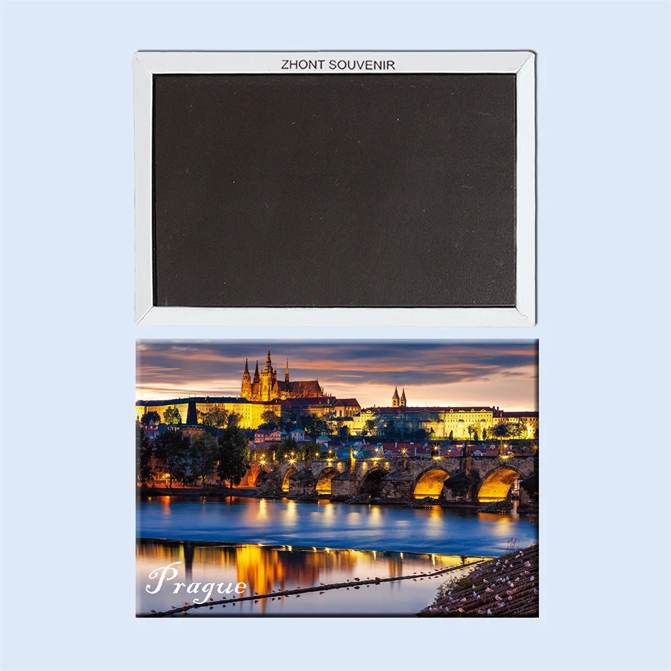 Cities_night_prague_czech_registry магниты на холодильник 21947 туристический город мира|fridge