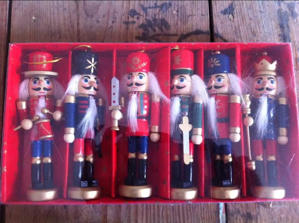 Фото 6PSC SETS articles creative home Christmas gifts 12CM Nutcracker puppet soldiers birthday gift to Zakka bar decoration Дом и сад 6PSC SETS articles creative home Christmas gifts 12CM Nutcracker puppet soldiers birthday gift to Zakka bar decoration Дом и сад