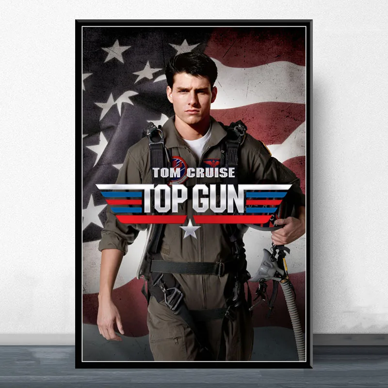 P389 Top Gun Classic Movie Art Painting Silk Canvas Poster Wall Home Decor | Дом и сад