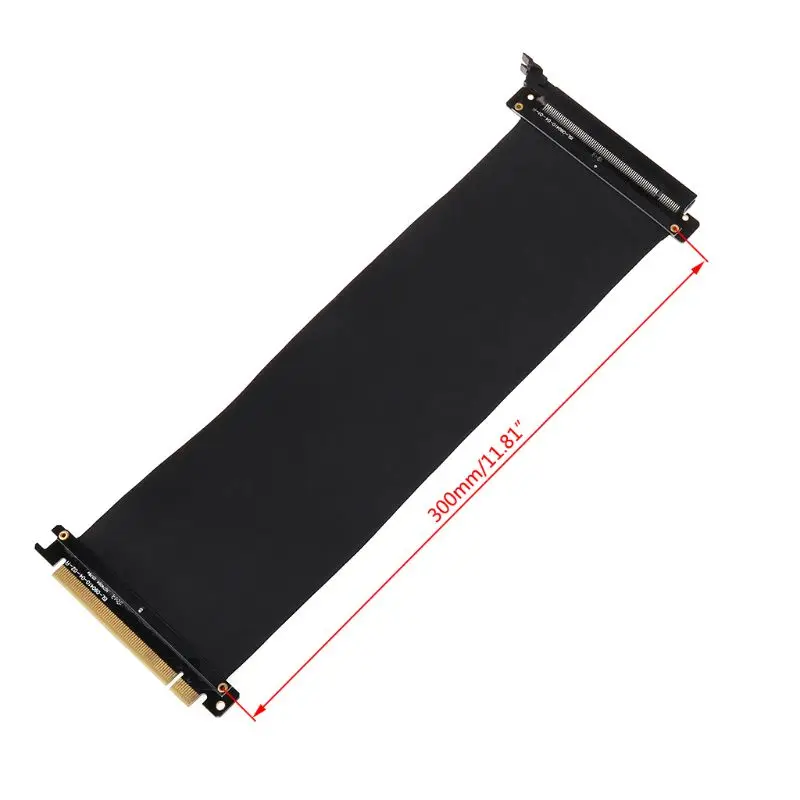 PCI Express 16x гибкий кабель переходная карта Удлинительный порт адаптер видеокарта