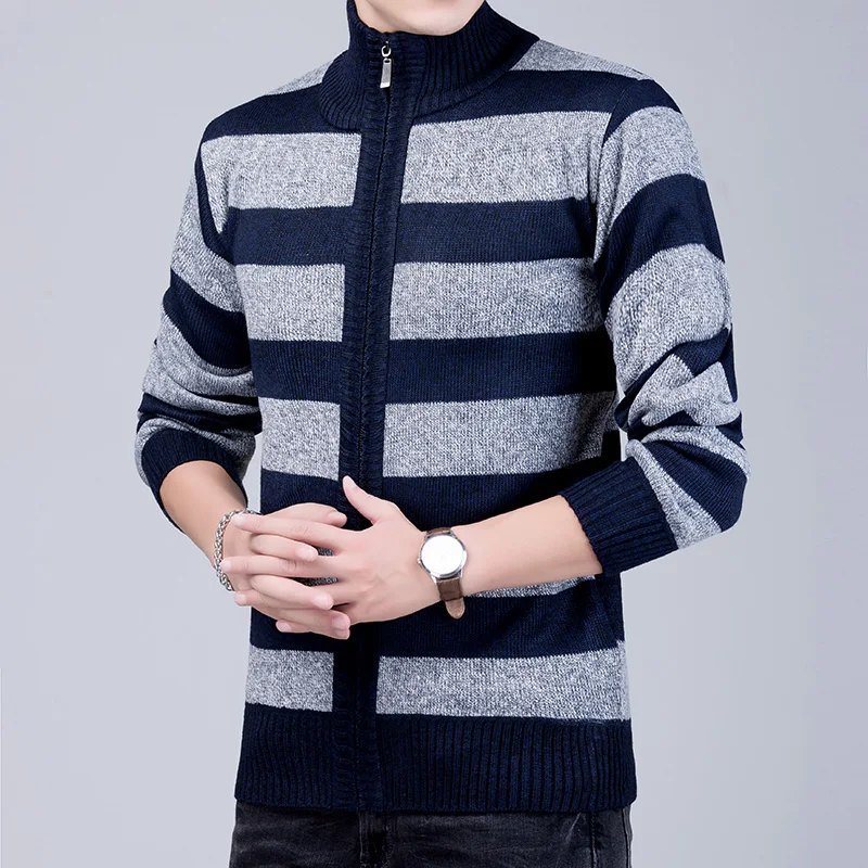 

Liseaven Men's Cardigans Winter Thick Coat Casual Jumpers Sweaters Men Clothing