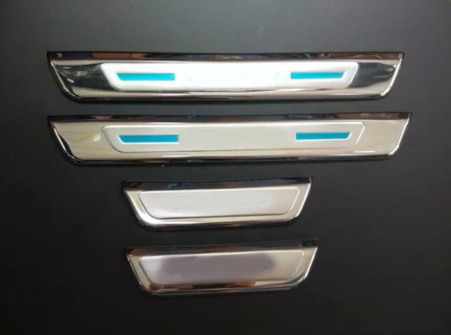 Экстерьер автомобиля из нержавеющей стали Накладка защита дверных порогов