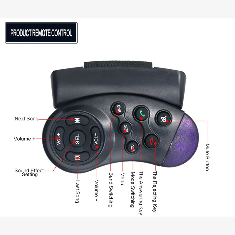 HD 7 дюймов экран 12 VCar MP5 мультимедийный плеер радио FM USB Авто Bluetooth стерео с