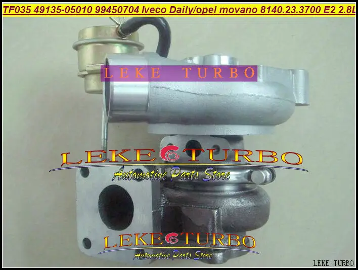 Турбокомпрессор TF035 49135-05010 53149886445 99450704 49135 05010 для IVECO Daily 2 Master Opel Movano 8140.23.3700 2.8L |