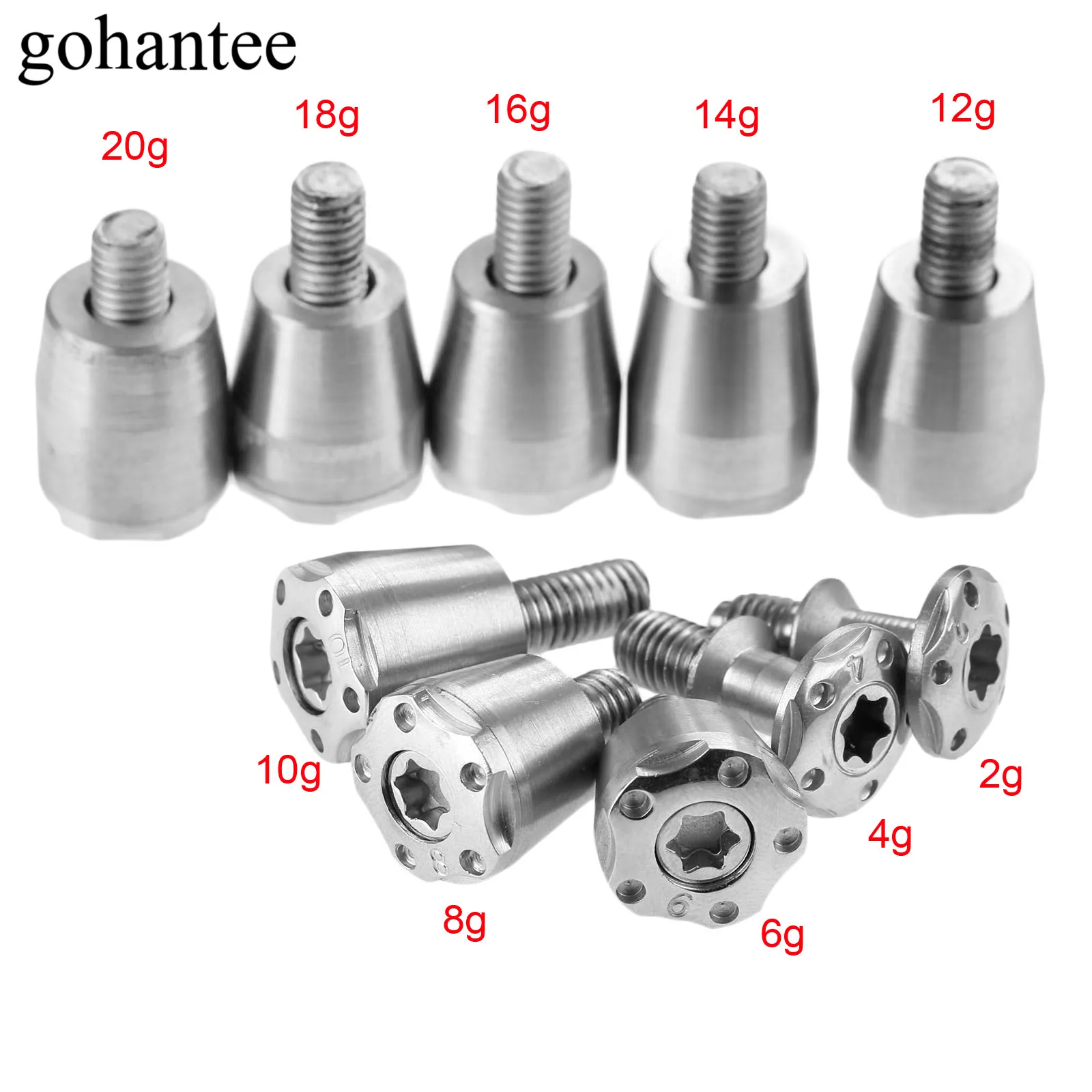 2g 4g 6g 8g, 10g 12 14g, 16g 18 г, 20 г ручка клюшки для гольфа перемещаемый груз винты для изменений R9 R11 R11S R1 серии драйвер и леса